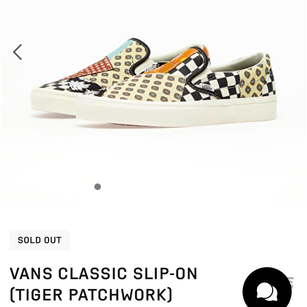Vans Tiger Patchwork Slip-On Sneakers